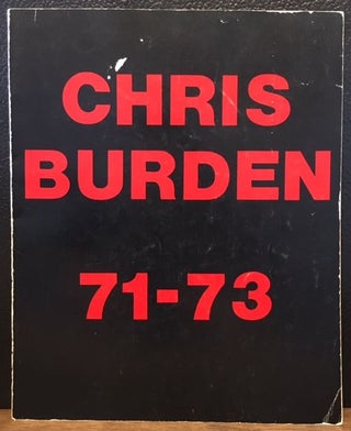 Item #11006 CHRIS BURDEN 71-73