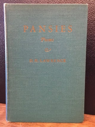 Item #11011 PANSIES. D. H. Lawrence