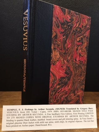 Item #11377 VESUVIUS. F. J. Temple, Gregory Barr