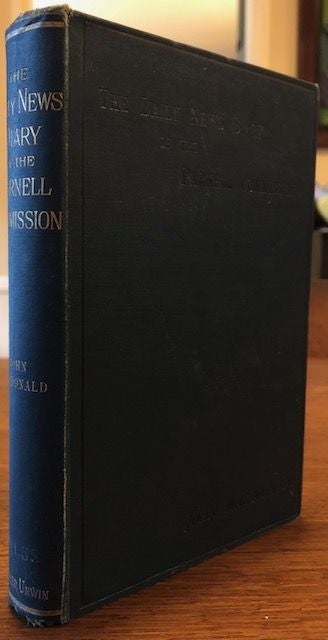 Item #12294 DIARY OF THE PARNELL COMMISSION. John MacDonald.