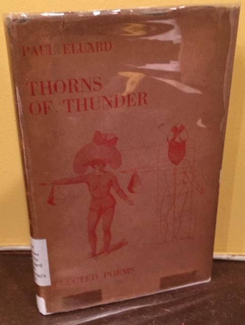 Item #12337 THORNS OF THUNDER. Paul Eluard.