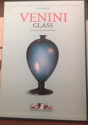 Item #12579 VENINI GLASS. Franco Deboni