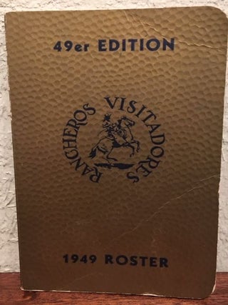 Item #12773 RANCHEROS VISTADORES ROSTER 1949