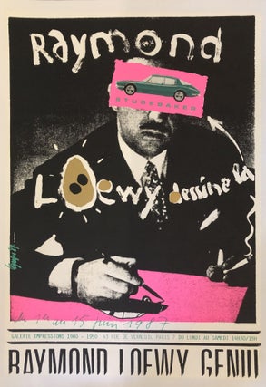 Item #50039 RAYMOND LOEWY dessine la Studebaker. Galerie Impressions 1900-1950. (Original Poster