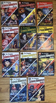 Item #50066 TWO COMPLETE SCIENCE ADVENTURE BOOKS.1950-1954. (Eleven issues, Complete run