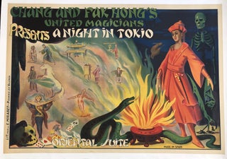 Item #50076 CHANG AND FAK HONG’S UNITED MAGICIANS PRESENTS A NIGHT IN TOKYO. (Original Vintage...
