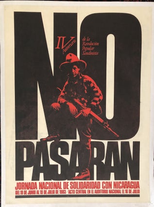 Item #50080 NO PASARAN. IV Anniversario de la Revolution Popular Sandinista