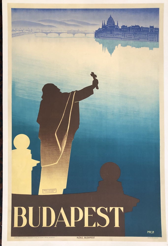 Item #50081 BUDAPEST. (Original Vintage Poster)