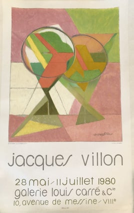 Item #50101 JACQUES VILLON. 28 Mai-11 Juillet 1980. Galerie Louis Carre & Co. (Original Poster)....