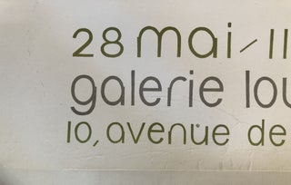 JACQUES VILLON. 28 Mai-11 Juillet 1980. Galerie Louis Carre & Co. (Original Poster)