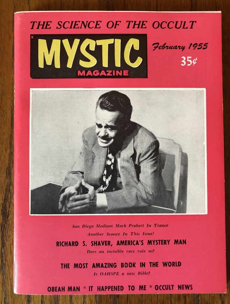 Item #50136 MYSTIC MAGAZINE. The Science of the Occult. February 1955. Issue No. 8.
