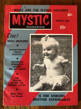Item #50137 MYSTIC MAGAZINE. What are Flying Saucers? August, 1955. Issue No. 11