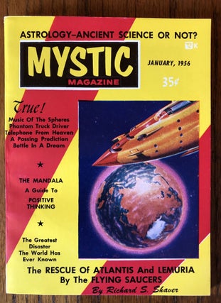Item #50139 MYSTIC MAGAZINE. Amazing True Stories, Articles and Features. January, 1956. Issue No.13