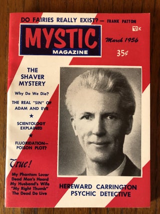 Item #50140 MYSTIC MAGAZINE. Amazing True Stories, Articles and Features. March, 1956. Issue No. 14