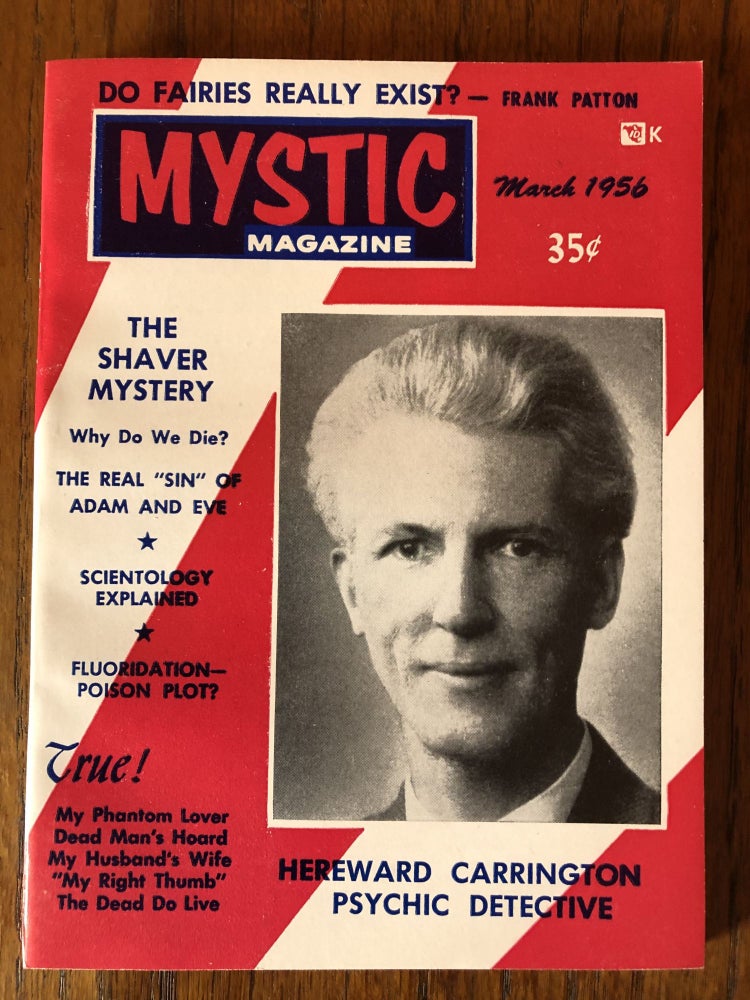 Item #50140 MYSTIC MAGAZINE. Amazing True Stories, Articles and Features. March, 1956. Issue No. 14.