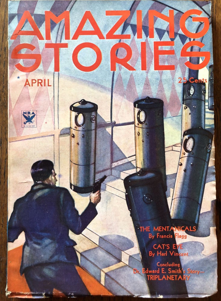 Item #50260 AMAZING STORIES. April, 1934.