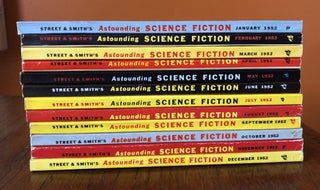 ASTOUNDING SCIENCE FICTION. 1952. (Twelve issues, complete year). Campbell, Jr., John W. (Editor)