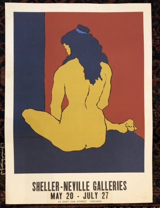 Item #50441 SHELLER-NEVILLE GALLERIES Art Exhibition Poster. (Original Vintage Poster