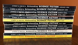 ASTOUNDING SCIENCE FICTION. 1955. (Twelve issues, complete year) Campbell, Jr., John W. (Editor)