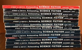 ASTOUNDING SCIENCE FICTION. 1956. (Twelve issues, complete year) Campbell, Jr., John W. (Editor)