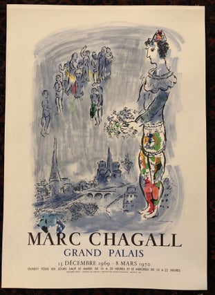 Item #50494 MARC CHAGALL. GRAND PALAIS. 1969. (Original Art Exhibition Poster). Marc Chagall