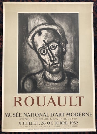 Item #50593 ROUAULT. Musee National D’Art Moderne. 1952. (Original Art Exhibition Poster)....