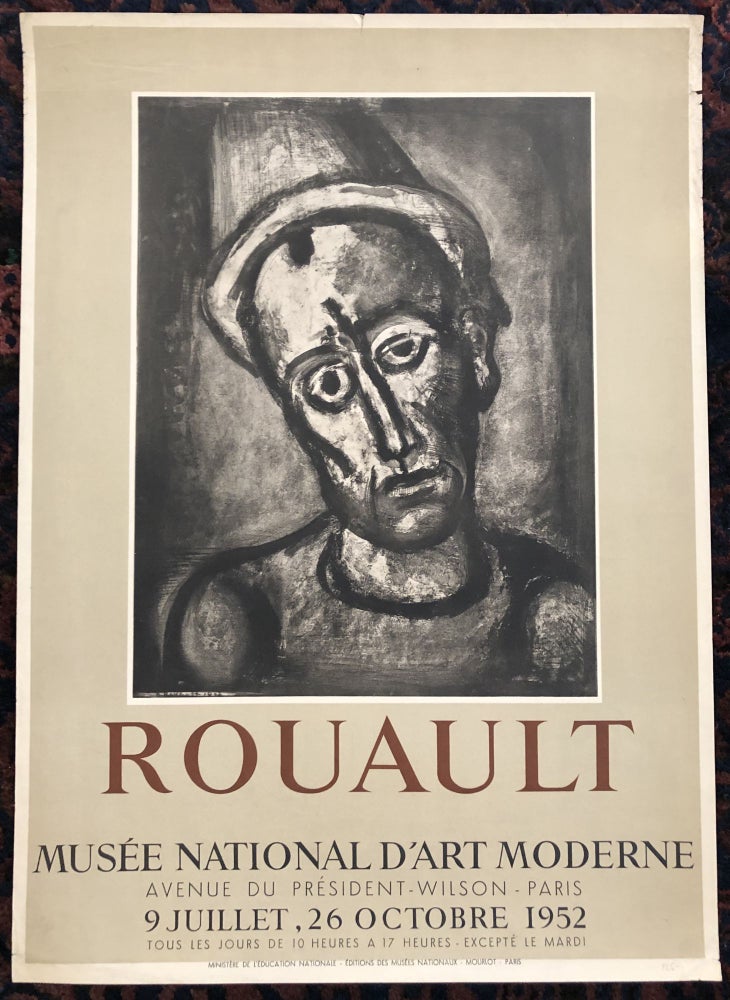 Item #50593 ROUAULT. Musee National D’Art Moderne. 1952. (Original Art Exhibition Poster). Georges Rouault.