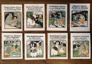 Item #50864 BED TIME STORIES. Set of Eight Little Animal Books. (Complete). Thornton Burgess