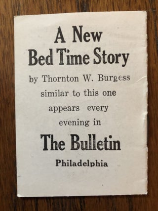 BUSY FOLKS AND SLEEPY FOLKS. (from The Bed Time Stories series)