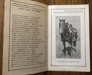THE DOG SUPPER And Other Poems of Cowboy and Indian Life. A Curious, Strange Little Book. All Its Own.