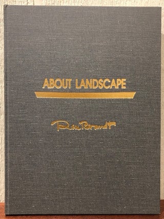 Item #51082 ABOUT LANDSCAPE. Rex Brandt
