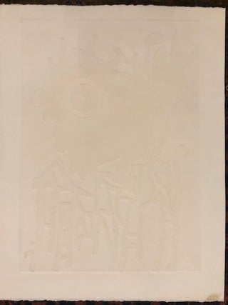 AFRICAN VELDT (Original Woodcut on Embossed paper)