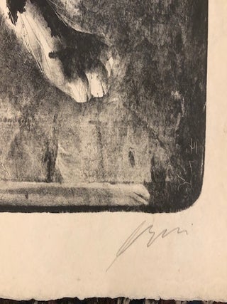 CHAT MARCHANT ( Original lithograph)