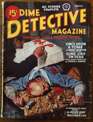 Item #51340 DIME DETECTIVE MAGAZINE. March, 1946