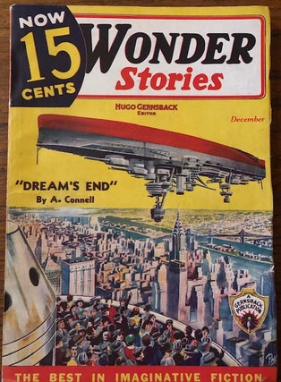 Item #51353 WONDER STORIES. December, 1935. Hugo Gernsback