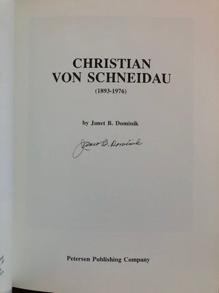 CHRISTIAN VON SCHNEIDAU (1893-1976)