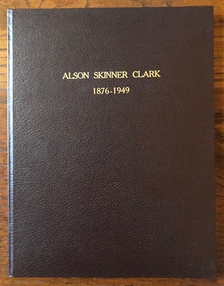 Item #51403 ALSON SKINNER CLARK, 1876- 1949. Jean Stern