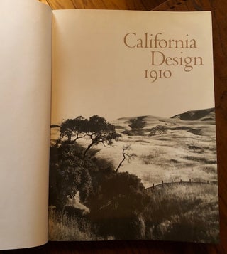 CALIFORNIA DESIGN 1910