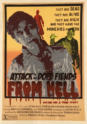 Item #51611 ATTACK OF THE DOPE FIENDS FROM HELL. (Original Vintage Movie Poster