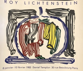 Item #51731 ROY LICHTENSTEIN. Galerie Daniel Templon. 1983.(Original Vintage Poster). Roy...