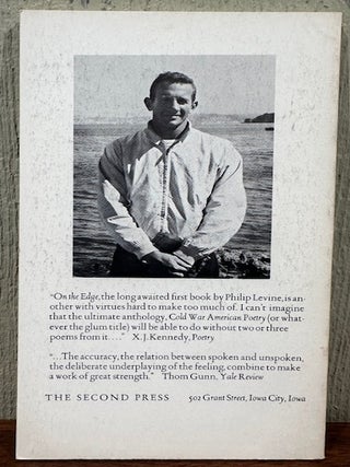 ON THE EDGE. Poems by Philip Levine (signed)