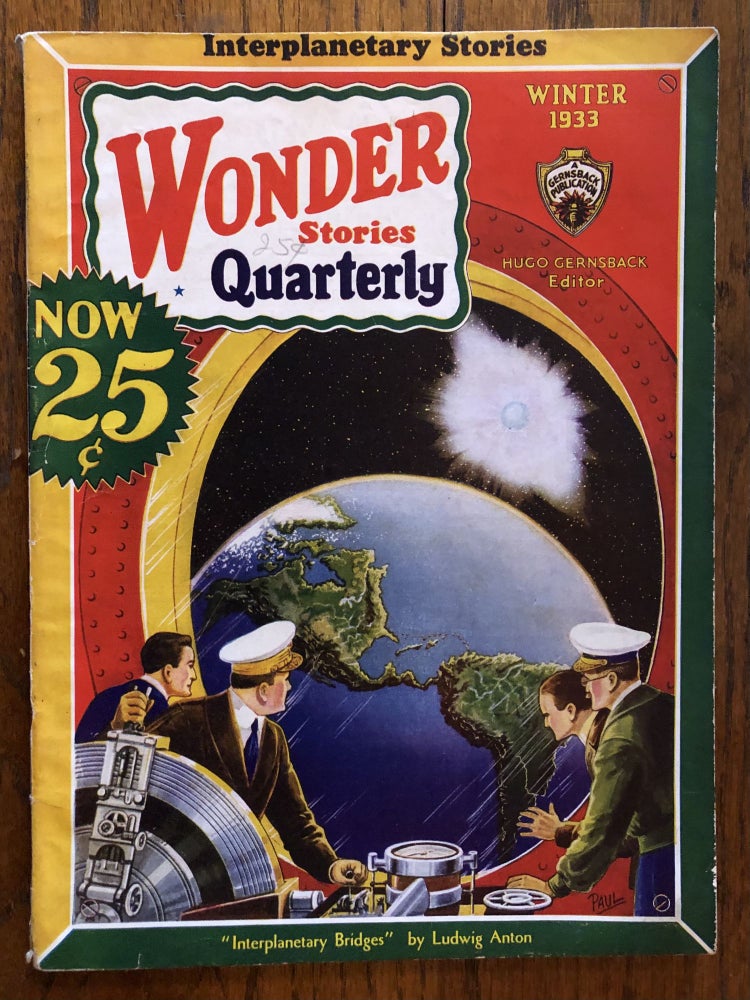 Item #51977 WONDER STORIES QUARTERLY. Winter, 1933. Hugo Gernsback.