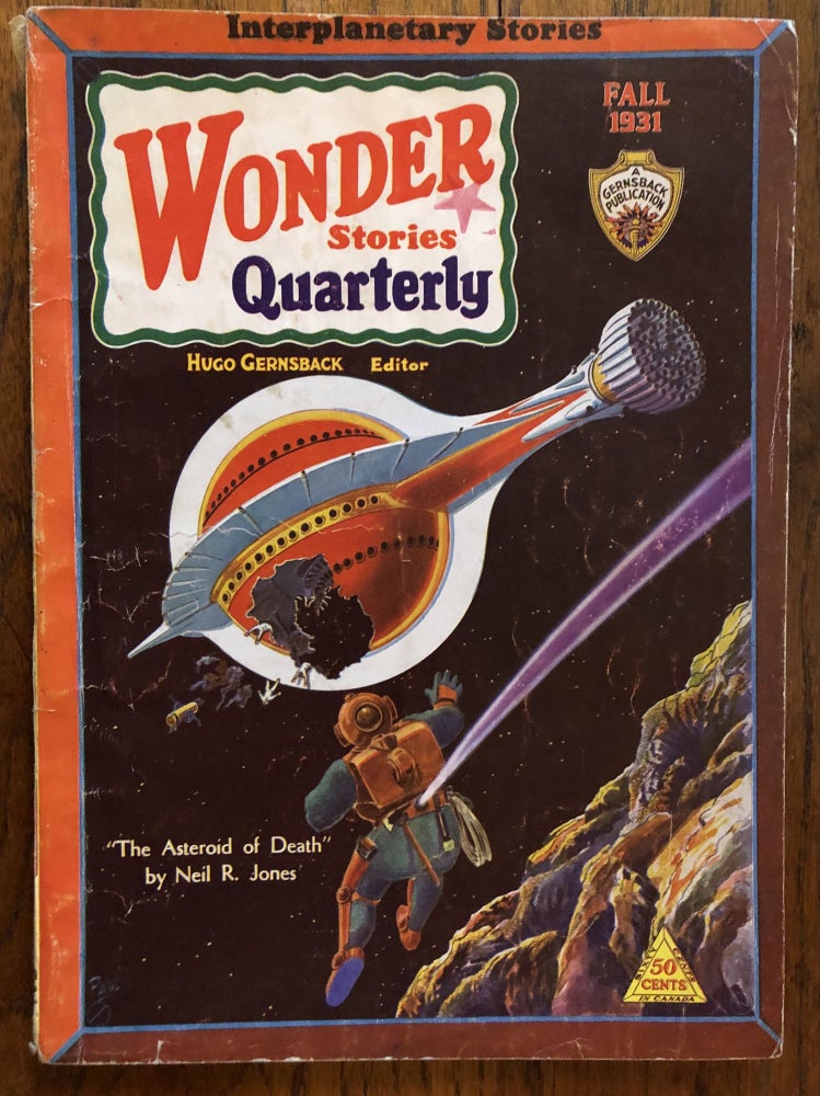 Item #51988 WONDER STORIES QUARTERLY. Fall, 1931. Hugo Gernsback.