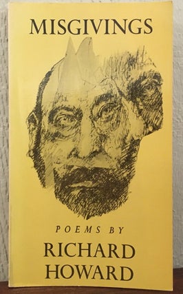 Item #51993 MISGIVINGS: Poems. Richard Howard