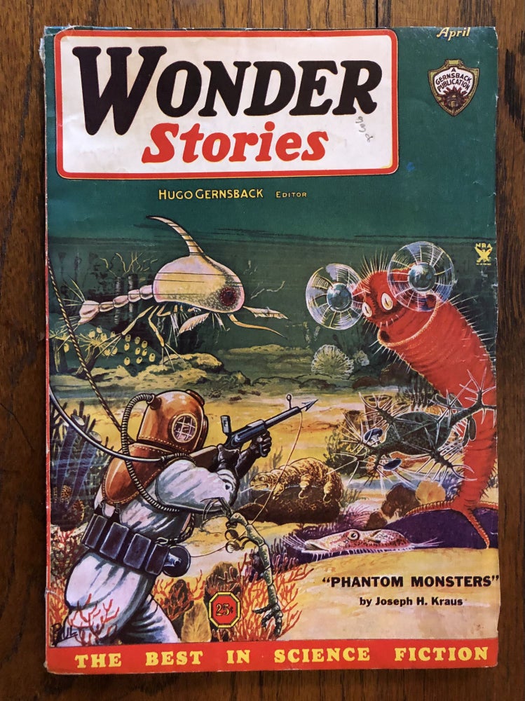 Item #51997 WONDER STORIES. April, 1935. Hugo Gernsback.