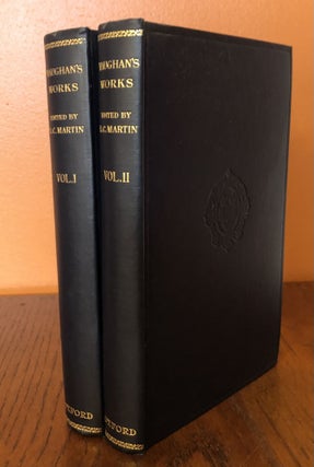 THE WORKS OF HENRY VAUGHAN. Edited by Leonard Cyril Martin. (Two Volumes)
