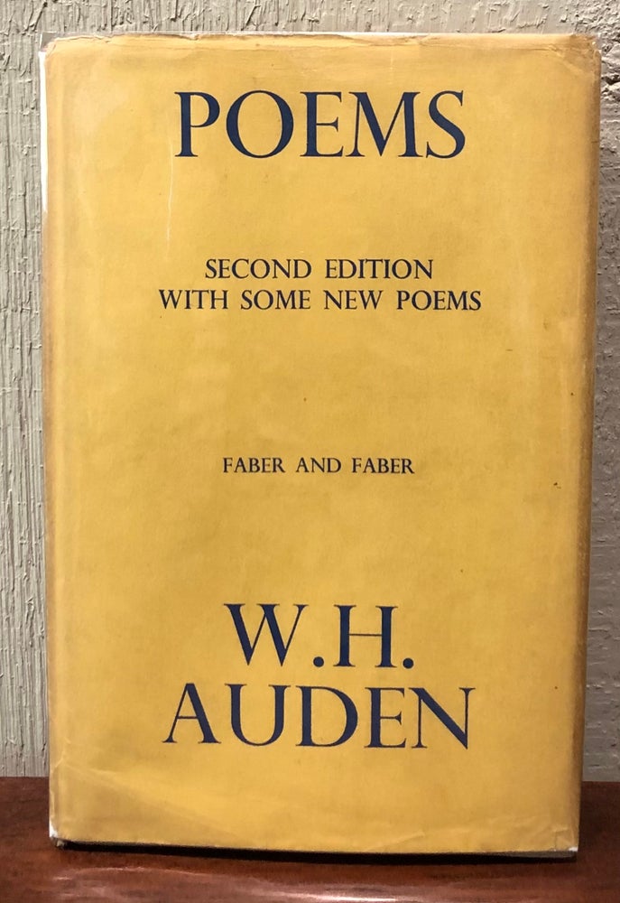 Item #52097 POEMS. Second Edition With Some New Poems. W. H. Auden.