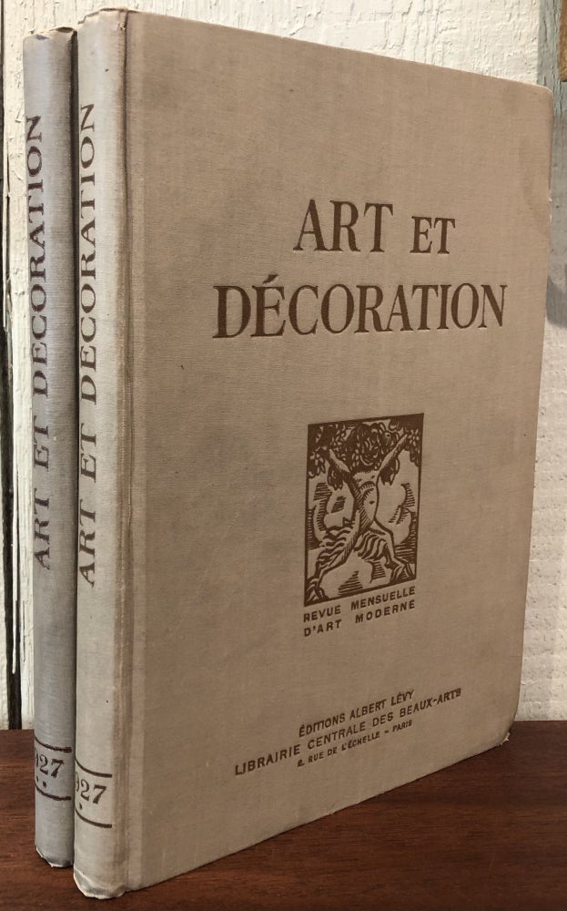 Item #52169 ART ET DECORATION, Revue Mensuelle d'art Moderne. (Two Volumes- 1927 Complete)