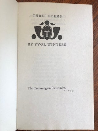 THREE POEMS