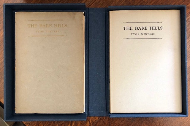 Item #52181 THE BARE HILLS. Yvor Winters.